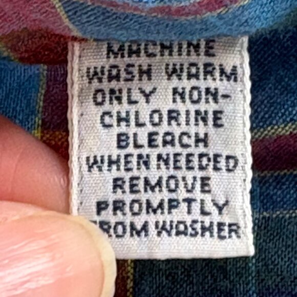 Ralph‎ Lauren Shirt Mens XL Blue Plaid Blake Button Short Sleeve Preppy - Picture 5 of 10